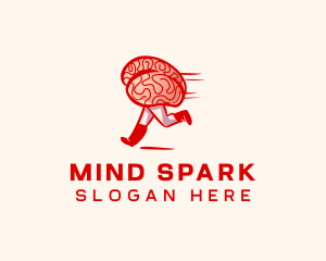 Mind Psychology Brain logo design