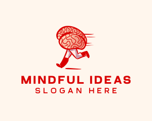 Mind Psychology Brain logo design