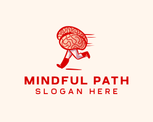 Mind Psychology Brain logo design