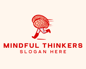 Mind Psychology Brain logo design