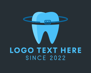 Oral Health - Tooth Orbit Braces logo design