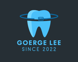 Endodontist - Tooth Orbit Braces logo design