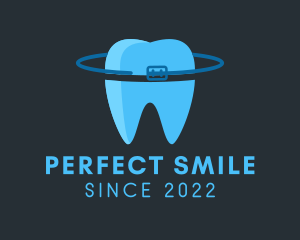 Dentures - Tooth Orbit Braces logo design