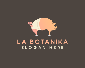 Pig Animal Farm Logo