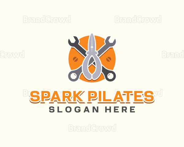 Pliers Tool Wrench Logo