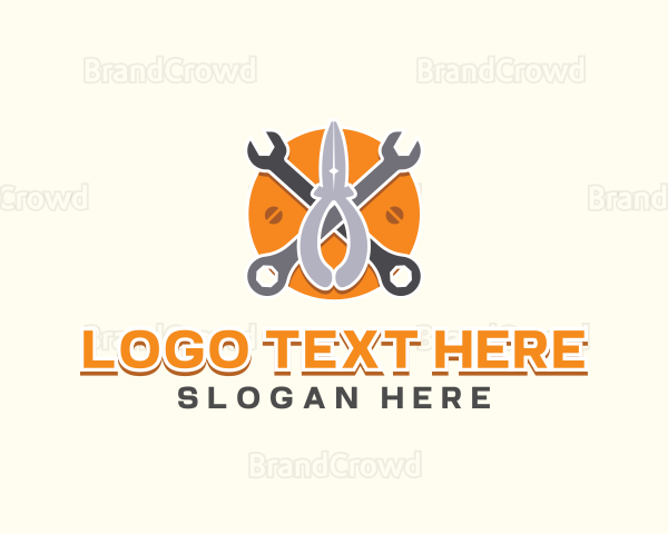 Pliers Tool Wrench Logo