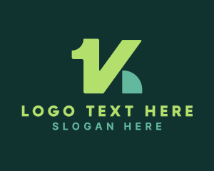 Company - Generic Letter VK Company logo design