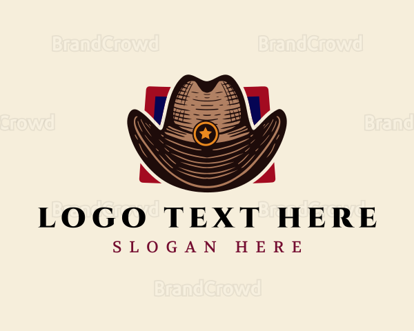 Rustic Cowboy Hat Logo