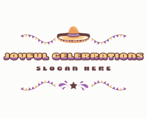 Festivity - Mexican Festive Celebration logo design