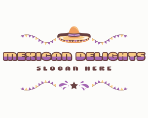 Mexican Festive Celebration logo design