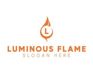 Torch - Heat Flaming Torch logo design