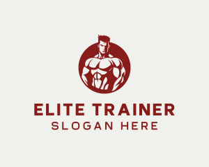 Bodybuilding Fitness Sports logo design