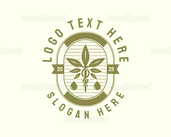 Marijuana Cannabis Plant Logo