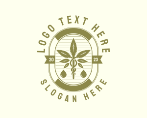 Marijuana Cannabis Plant Logo