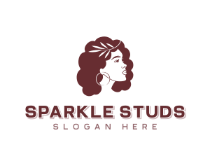 Curly Hair Hairdresser logo design