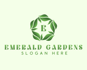 Natural Herbal Leaves logo design