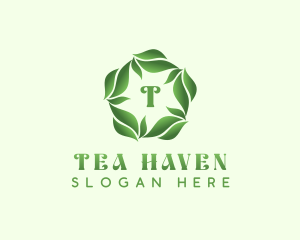 Natural Herbal Leaves logo design