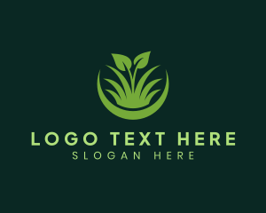 Planting - Grass Leaf Agriculture logo design