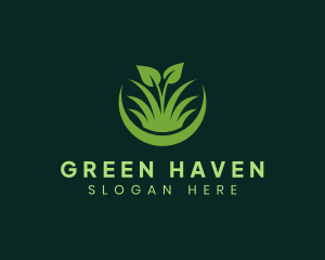 Grass Leaf Agriculture logo design