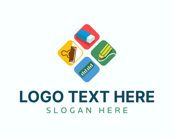 Stationery - School Supply Stationery logo design