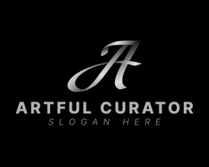 Creative Cursive Letter A logo design