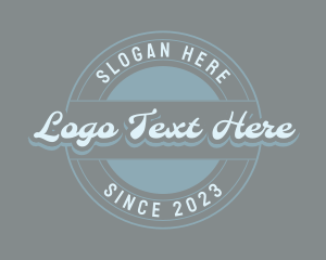 Aesthetic - Retro Business Badge logo design