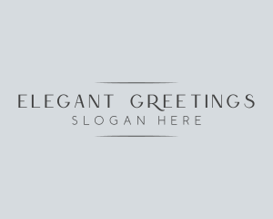 High End Elegant Business logo design