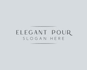 High End Elegant Business logo design