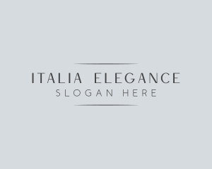 High End Elegant Business logo design