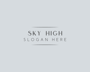 High End Elegant Business logo design