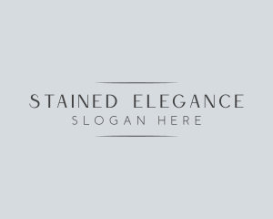 High End Elegant Business logo design