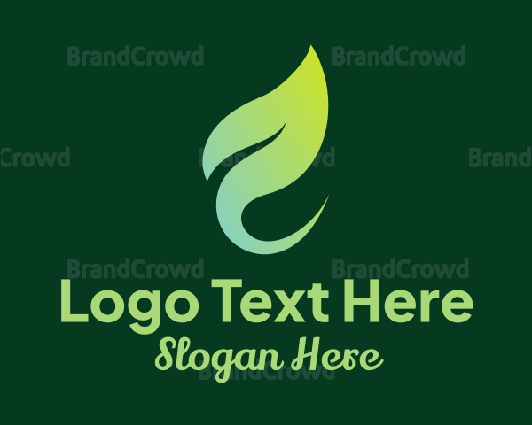 Abstract Garden Leaf Logo