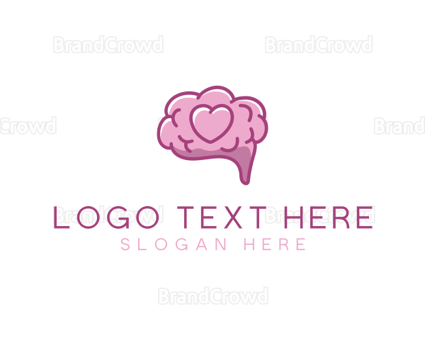 Mental Wellness Brain Logo