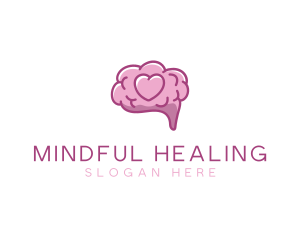 Therapist - Mental Wellness Brain logo design