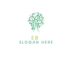 Yoga - Tree Plant Spa logo design