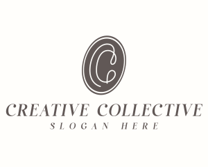 Creative Cursive Letter C logo design