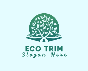 Book Eco Learning logo design