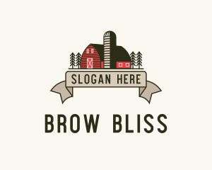 Farm Barn Grain Silo logo design