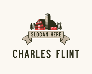 Farm Barn Grain Silo logo design