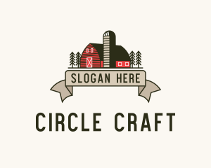 Farm Barn Grain Silo logo design