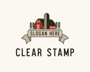 Farm Barn Grain Silo logo design