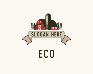 Farm Barn Grain Silo logo design