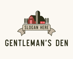 Farm Barn Grain Silo logo design