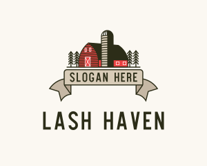 Farm Barn Grain Silo logo design