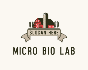 Farm Barn Grain Silo logo design