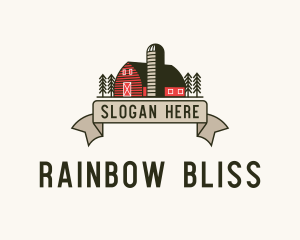 Farm Barn Grain Silo logo design