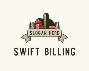 Farm Barn Grain Silo logo design