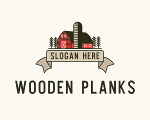 Farm Barn Grain Silo logo design