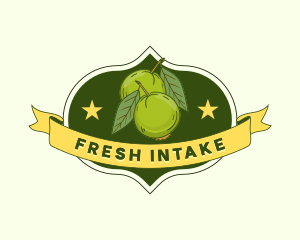 Fresh Guava Fruit logo design