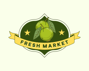 Fresh Guava Fruit logo design